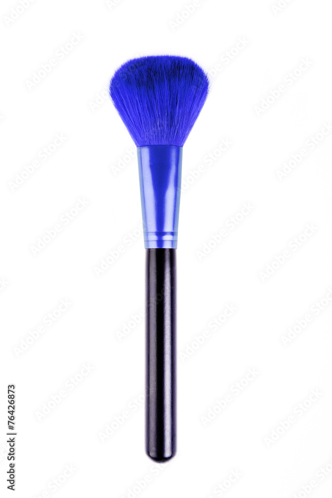 Natural colored professional makeup brush - blue Natural colored professional makeup brush - blue