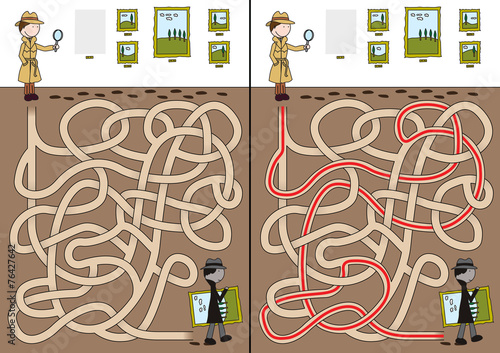 Detective maze