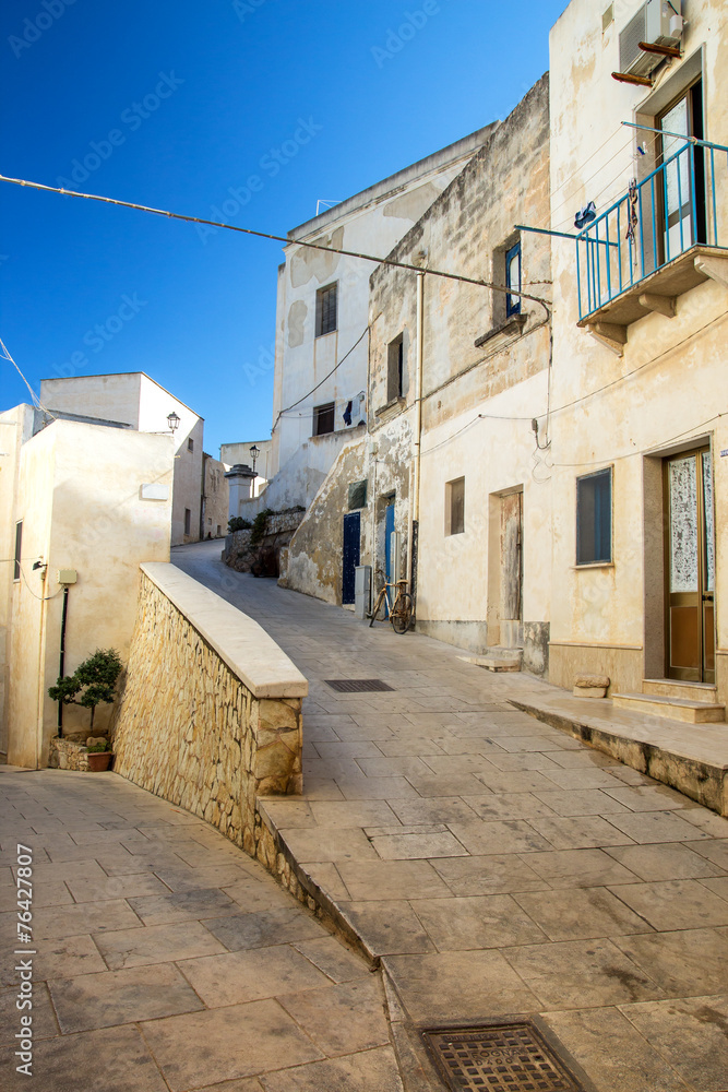 Obraz premium Levanzo (TP) Case del Porto