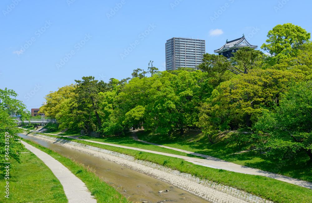 Okazaki Park in Aichi, Japan