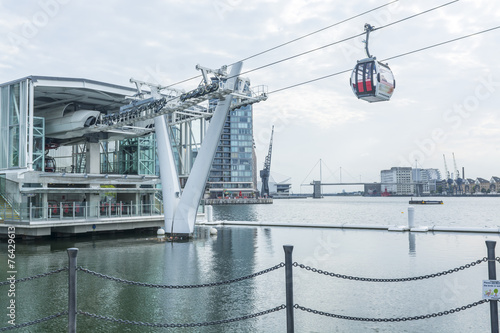 Photography Cable car start to trip