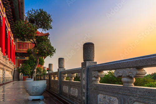 View of a Chinese temple