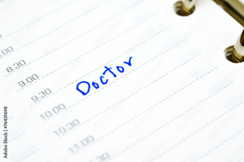 Obraz premium memo in diary