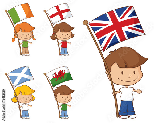UK and Eire Flags
