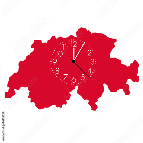 Schweiz und Uhr
