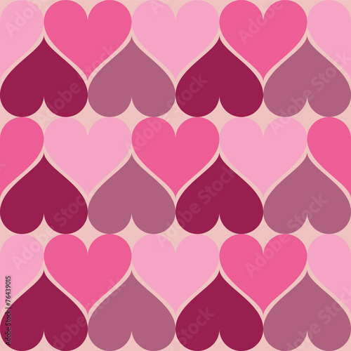 Pattern with hearts
