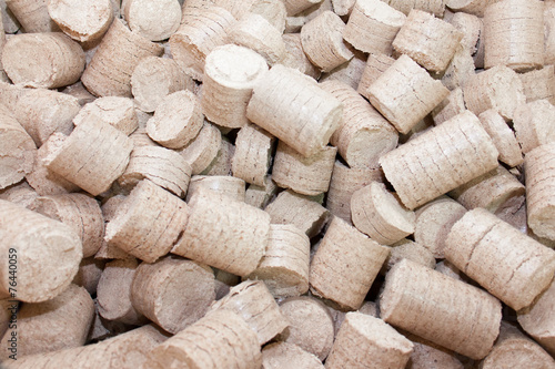 Bild auf Leinwand fire briquettes