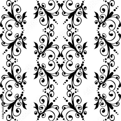 Seamless ornate vintage pattern
