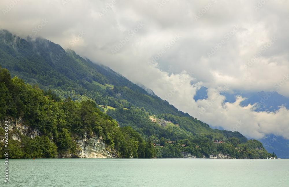 Lake Brienz in Interlaken. Switzerland