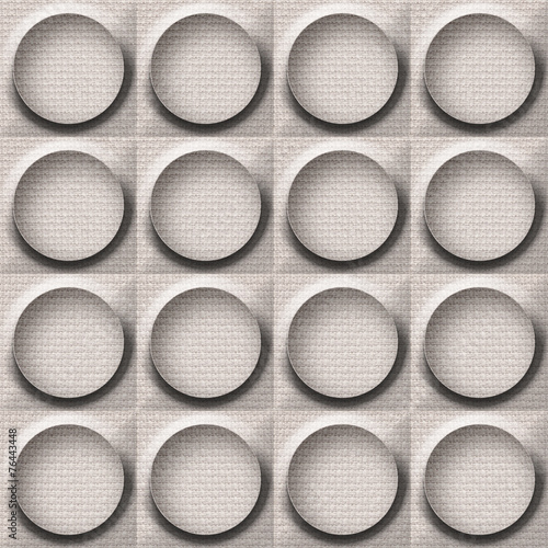 Abstract paneling pattern - seamless background - button pattern © trompinex