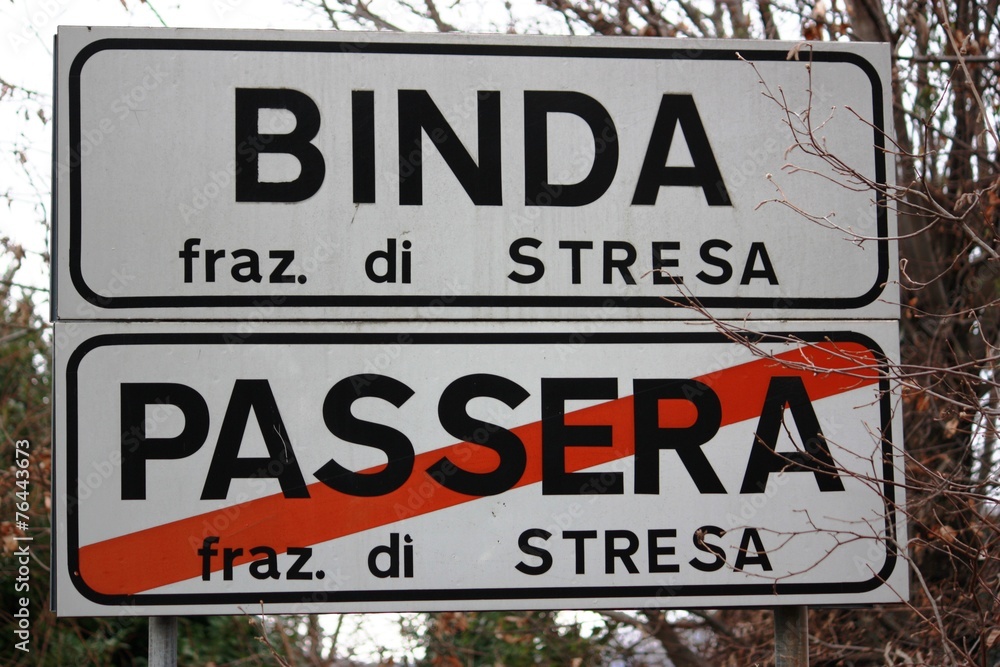 Binda fraz. di Stresa - Lago Maggiore Italien