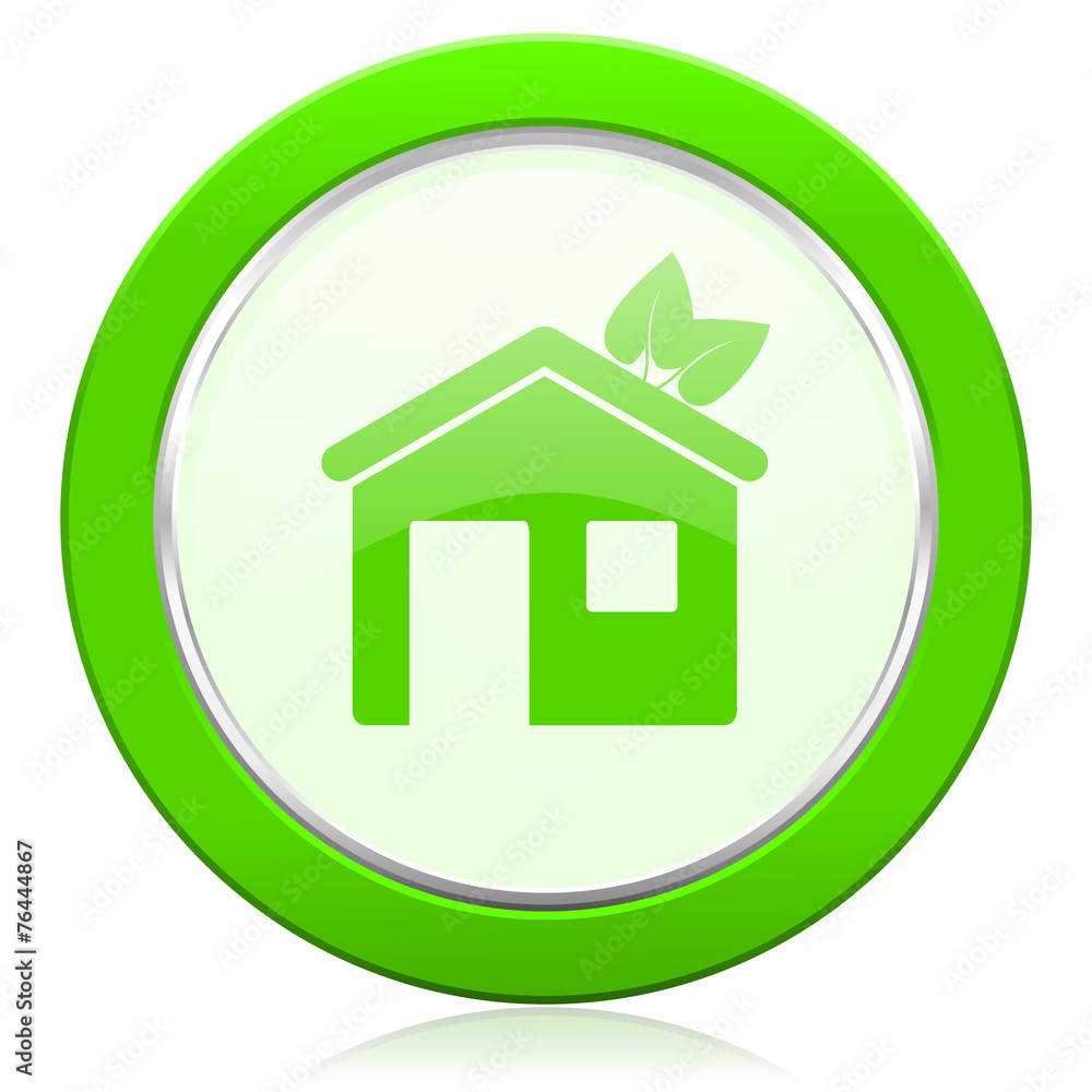 house icon ecological home symbol house icon ecological home symbol
