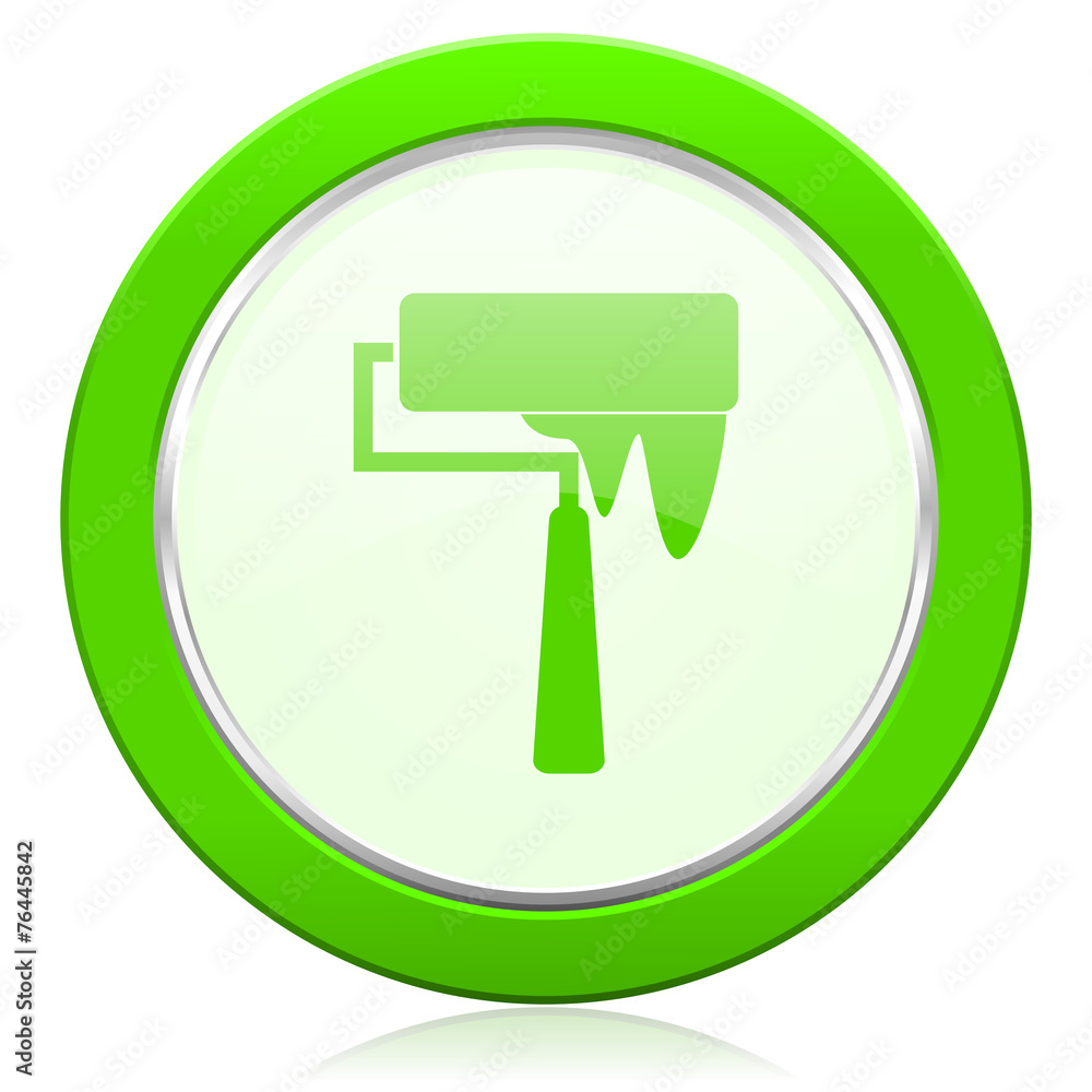 brush icon paint sign brush icon paint sign