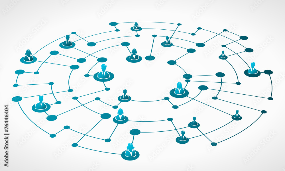 Business network grid Business network grid