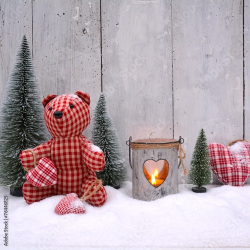 Weihnachtskarte - Laterne m...