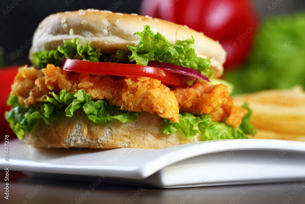 Crispy Chicken Burger Crispy Chicken Burger