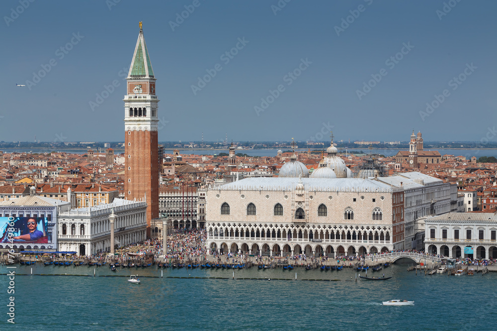View of the Piazza San Marco in Venice