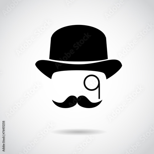 Gentleman vector icon.