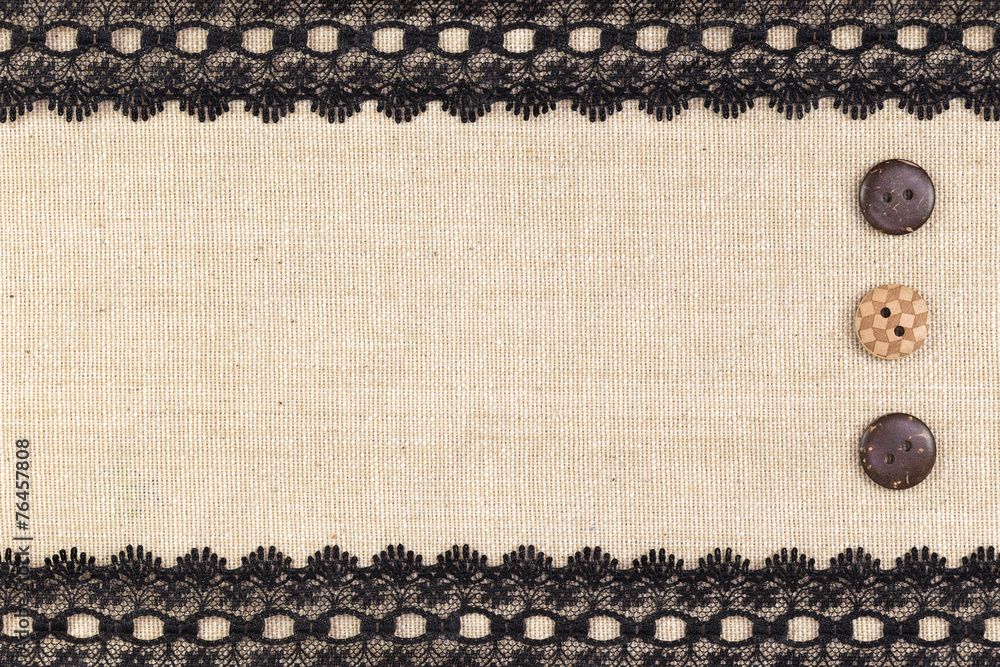 Fabric textile border