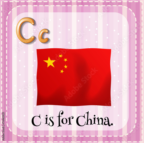 A letter C for China