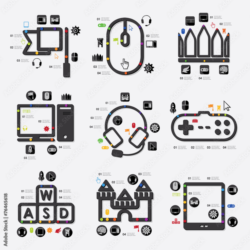 game infographic game infographic