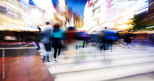 Business People Rush Hour Walking Commuting City Concept