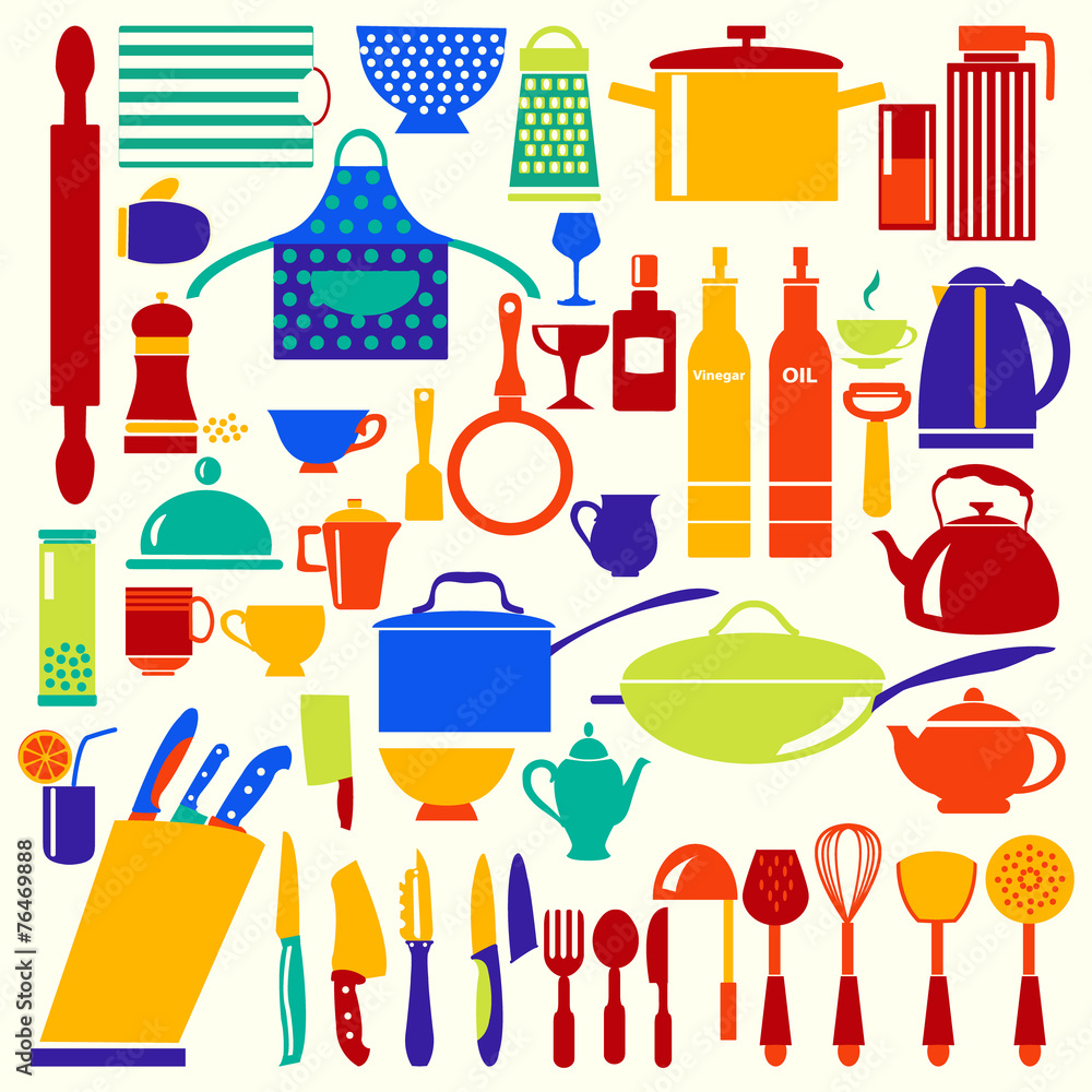 kitchen and restaurant icon kitchen and restaurant icon