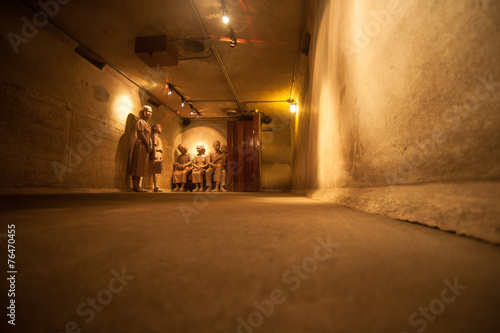 World War 2 bunker, The historic place in Dusit zoo, Bangkok, Th