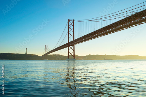 Red Lisbon Bridge