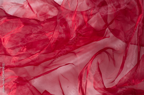 Fotografie red organza