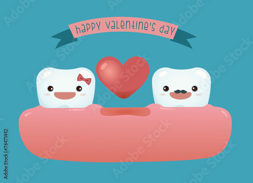 Happy valentine's day of dental