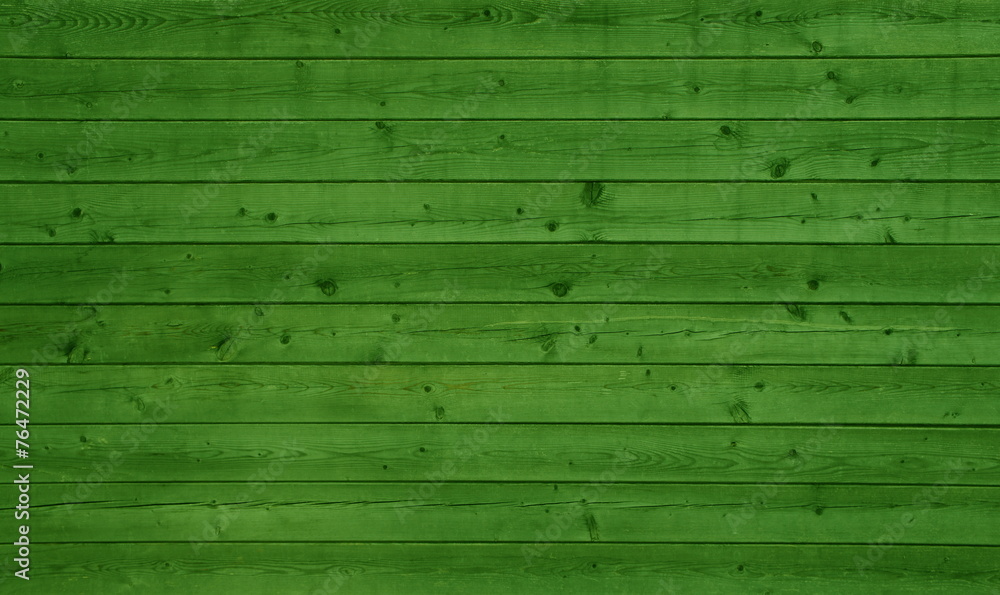 Fototapeta premium Grüner Holzbretter als rustikaler Hintergrund