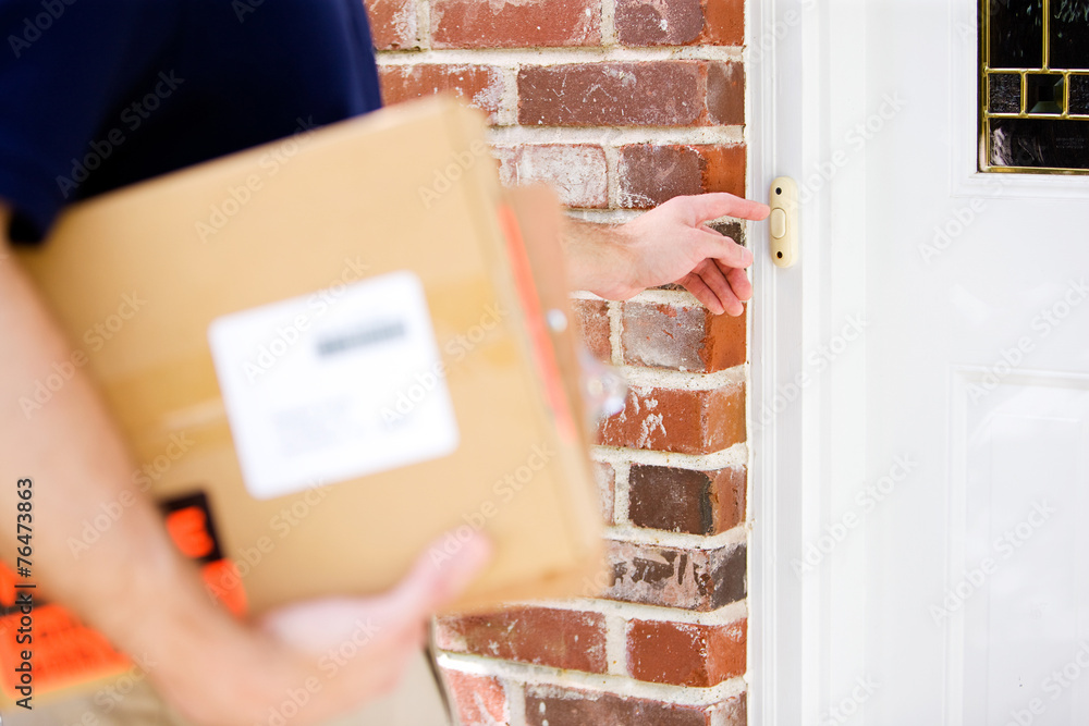 Delivery: Ringing Bell to Deliver Package