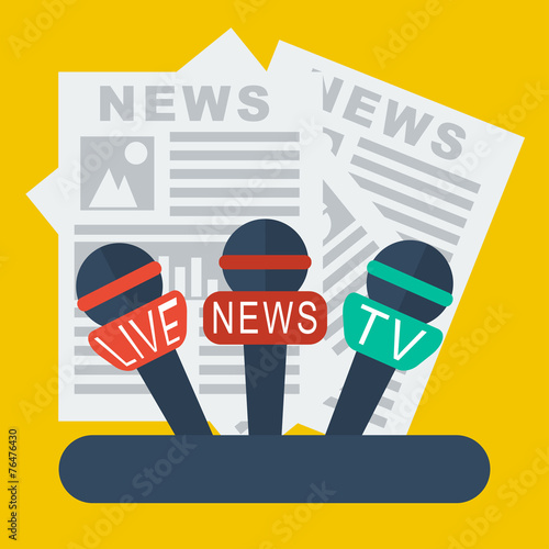 live report, live news concept