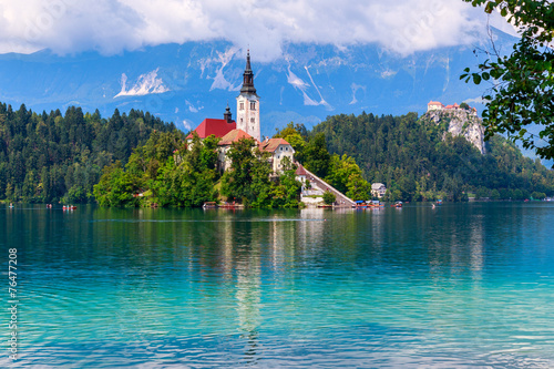Bled with lake photo