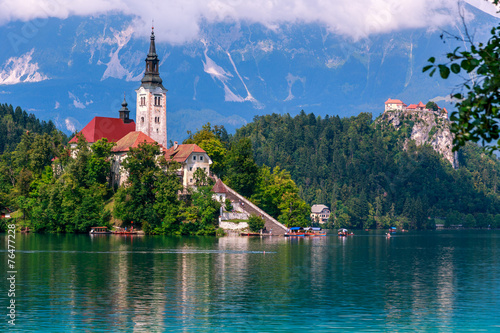 Bled with lake