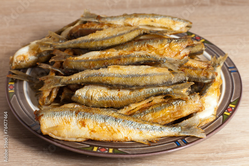 Bilde på lerret Fried smelt