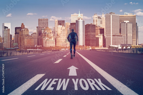 Road to new york city marathon photo