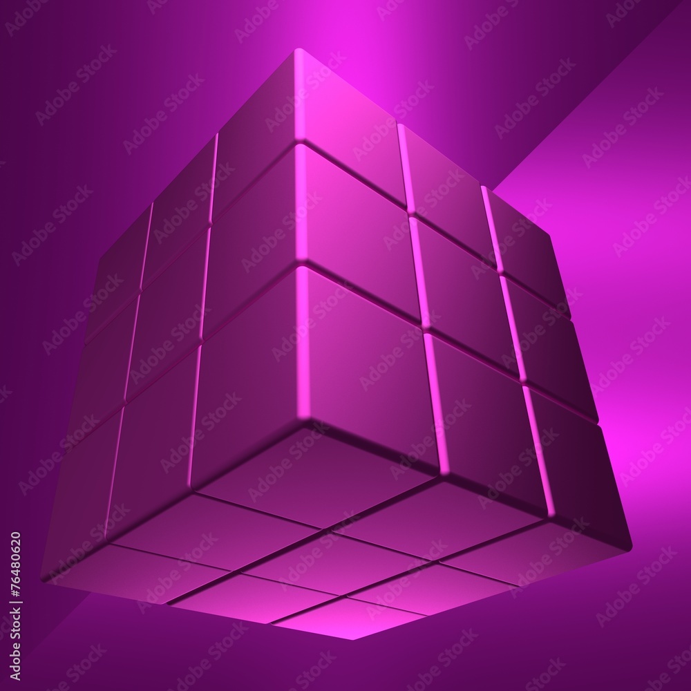 Fototapeta premium 3D Cube