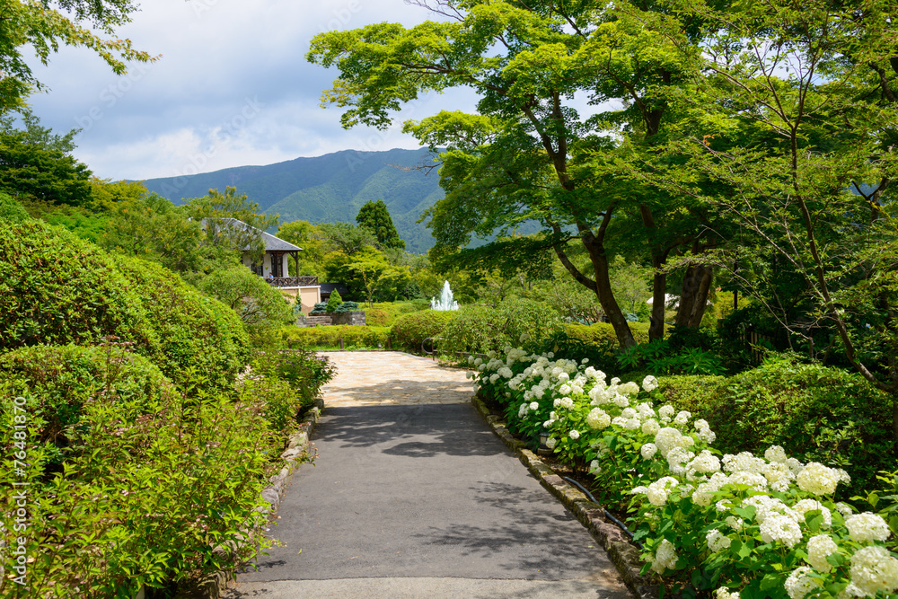 Naklejka premium Gora Park in Hakone, Kanagawa, Japan