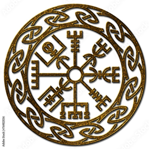 Vegvísir, Icelandic Sign, Viking Compass