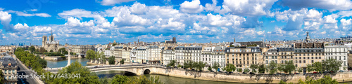 Seine and Notre Dame de Paris #76483041