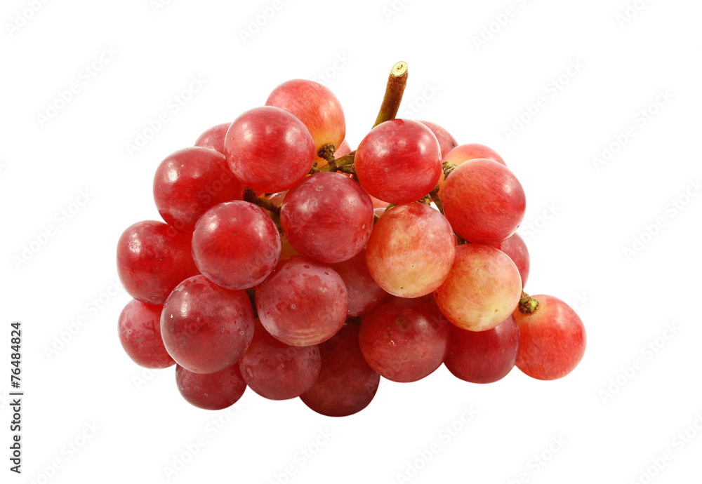Fototapeta premium Grapes on white background