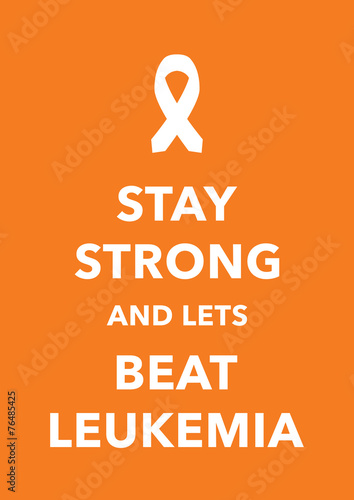 leukemia poster