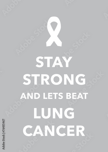lung cancer poster