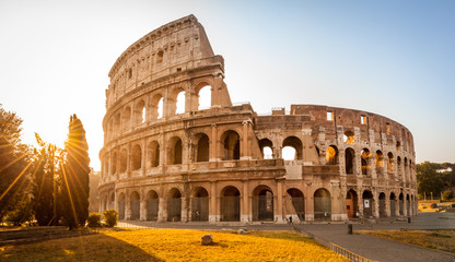 Keuken achterwand Colosseum Colosseum bij vroege ochtendgloren  © Nicola Forenza