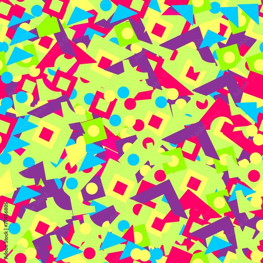 pattern of brightly geometric shapes pattern of brightly geometric shapes