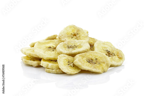 Stos suszonych bananów