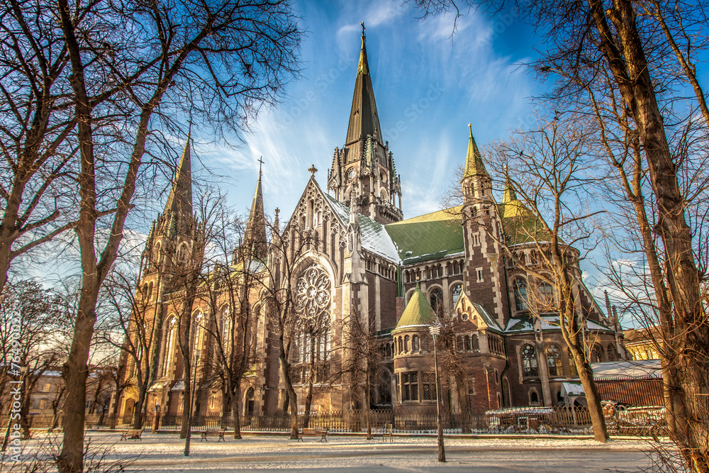 Naklejka premium Church of St. Elizabeth