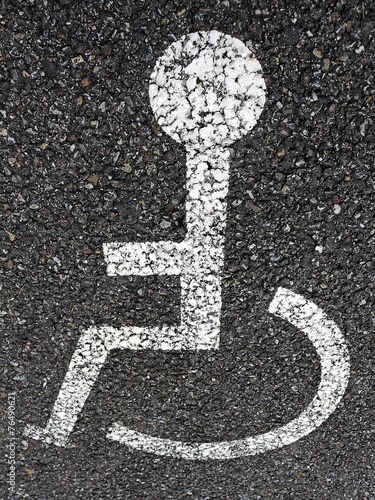 place pour handicapé photo